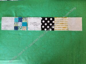 Piecing for Sew Together Bag Exterior