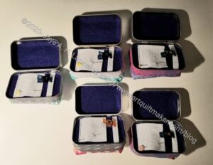 Finished Sewing Kits - open