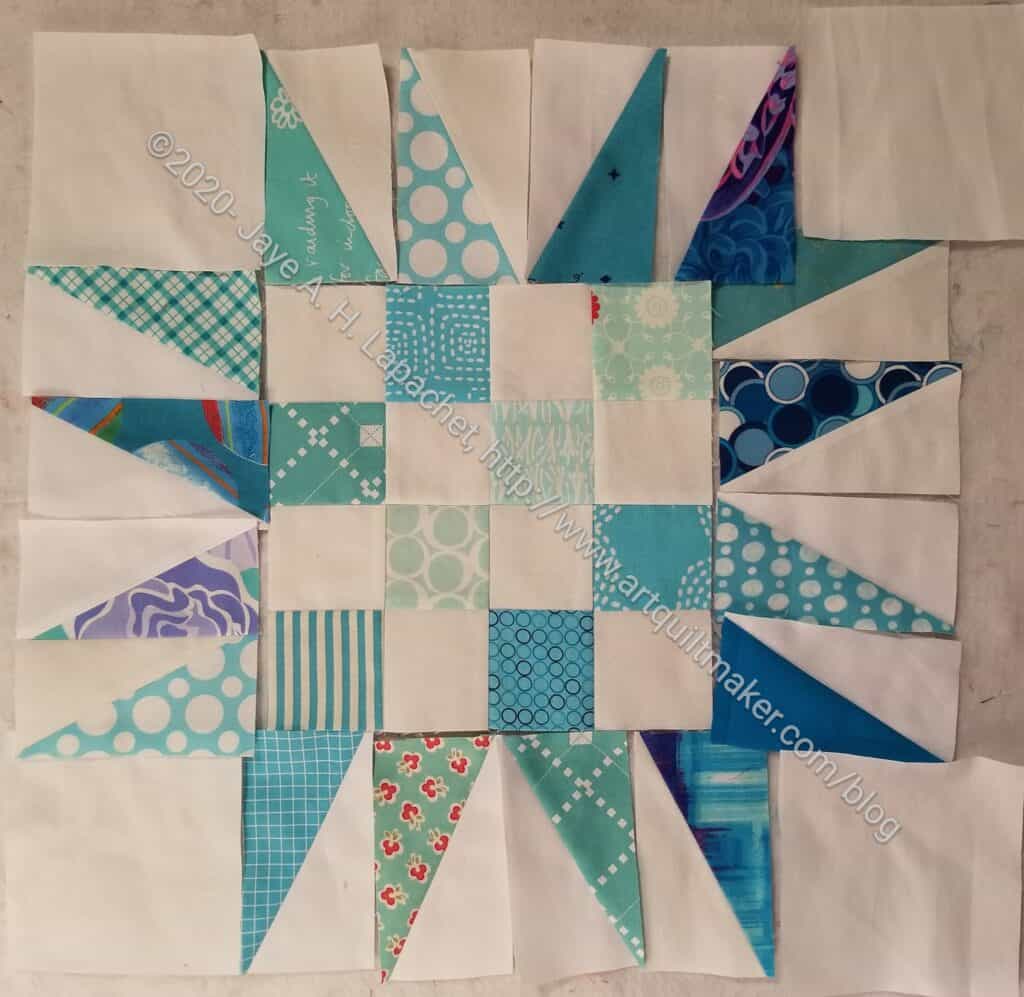 Spiky Star laid out