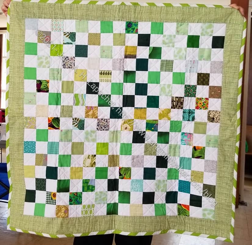 St. Patrick's Day donation quilt finished