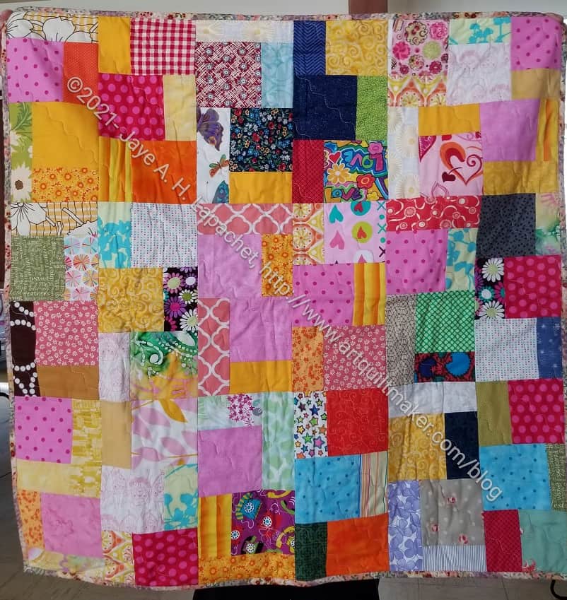 Pink Block Party Donation Quilt