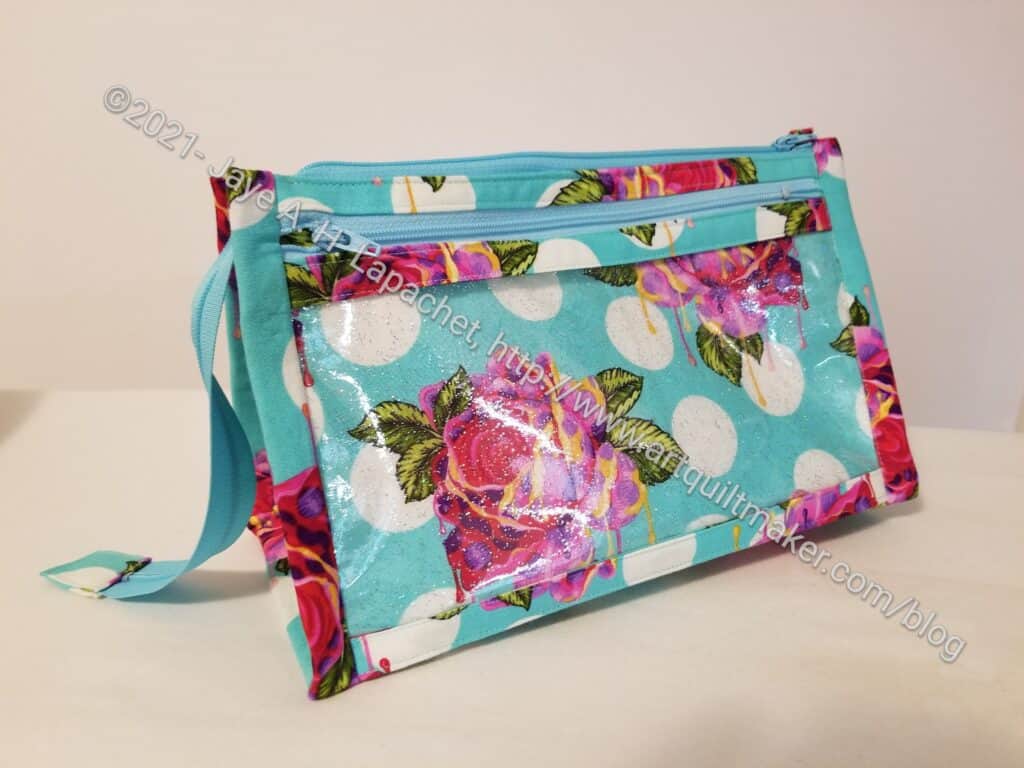 Dripping Roses Inside Outside Pouch