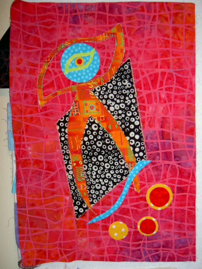 See quilt in process