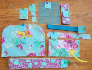 Sunset Project Bag - fussy cutting?