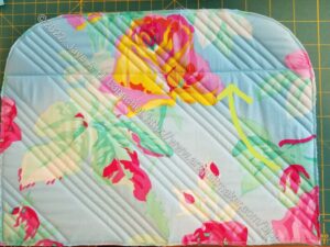 Sunset: Out of place quilting line