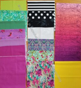 La Passacaglia Month 12 fabrics
