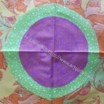 Green and violet circle