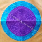Turquoise & purple circle