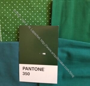 Pantone 350 choices (green)