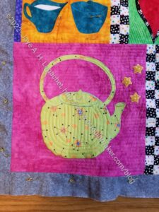 Tarts - Tea Kettle quilted