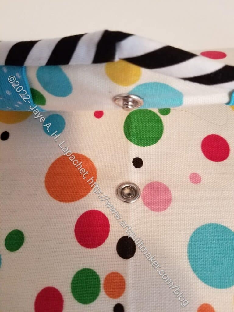 Knitting Needles Bag snaps