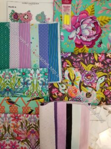 La Passacaglia month 16 fabric and supplies