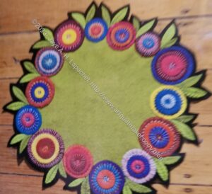 Inspiration: wool felt (table mat)