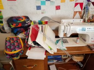 Sewing Table Mess