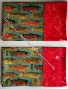 Trout pillowcases