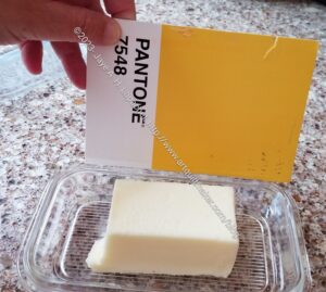 Pantone 7548 with butter