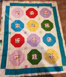 Mom's hand quilting project
