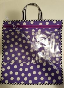 Purple Dot Project Bag