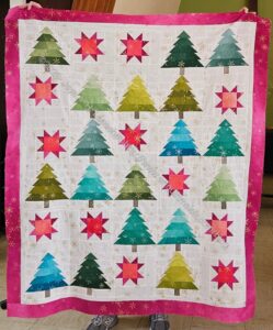 Amy's Ombre Christmas quilt