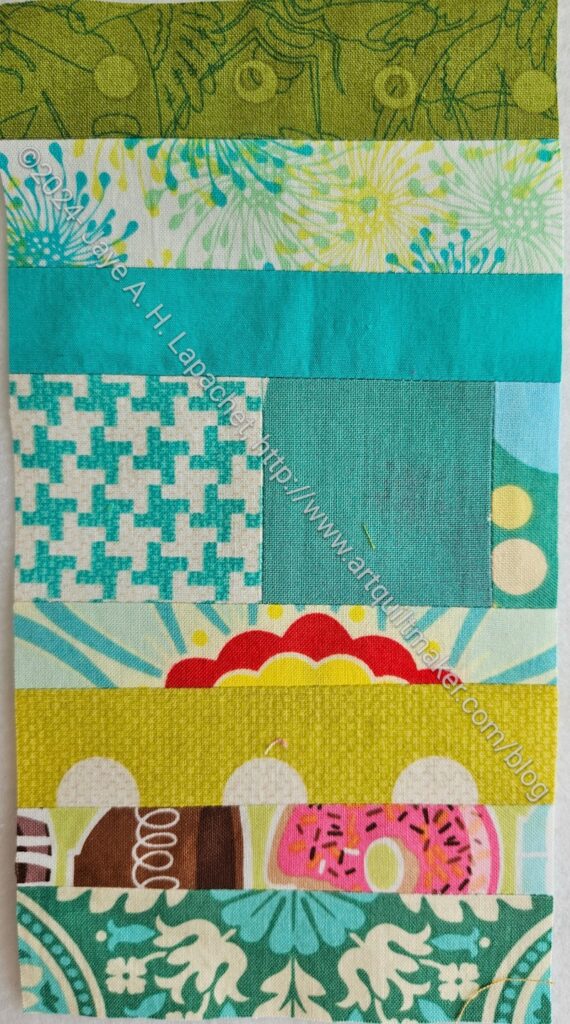 Green strip block #15