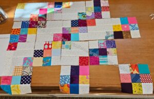 Baby Jacobs quilt start