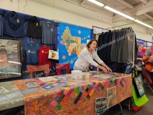 Lincoln County Fair quilt guild booth