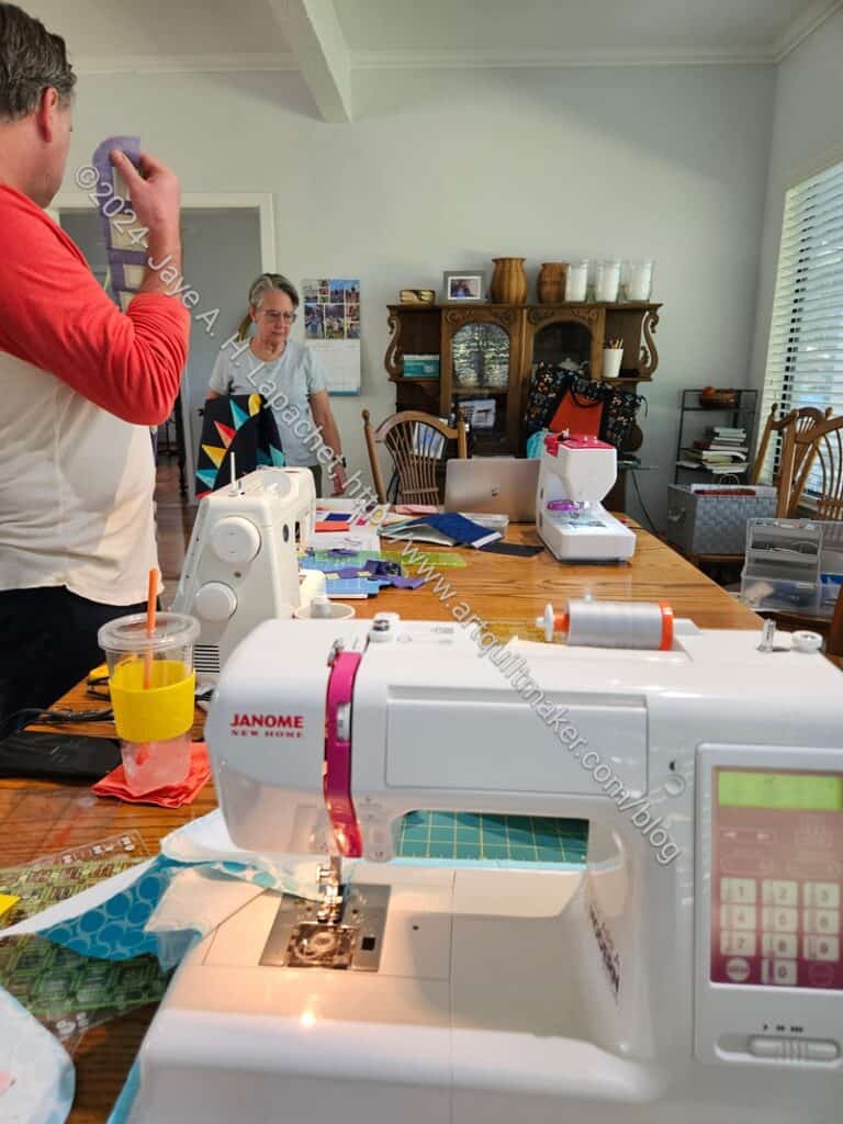 SueS' Sew Day workspace