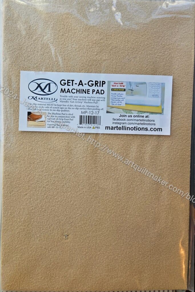 Get a Grip Machine pad