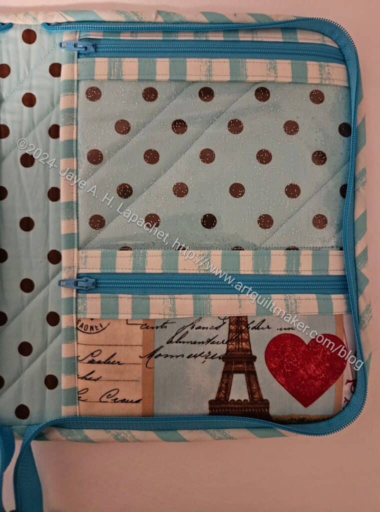 Atlas Zipper Case -open, right