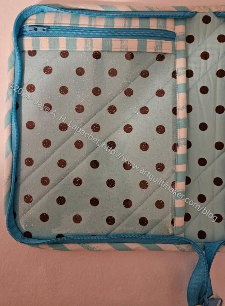 Atlas Zipper Case -open, left