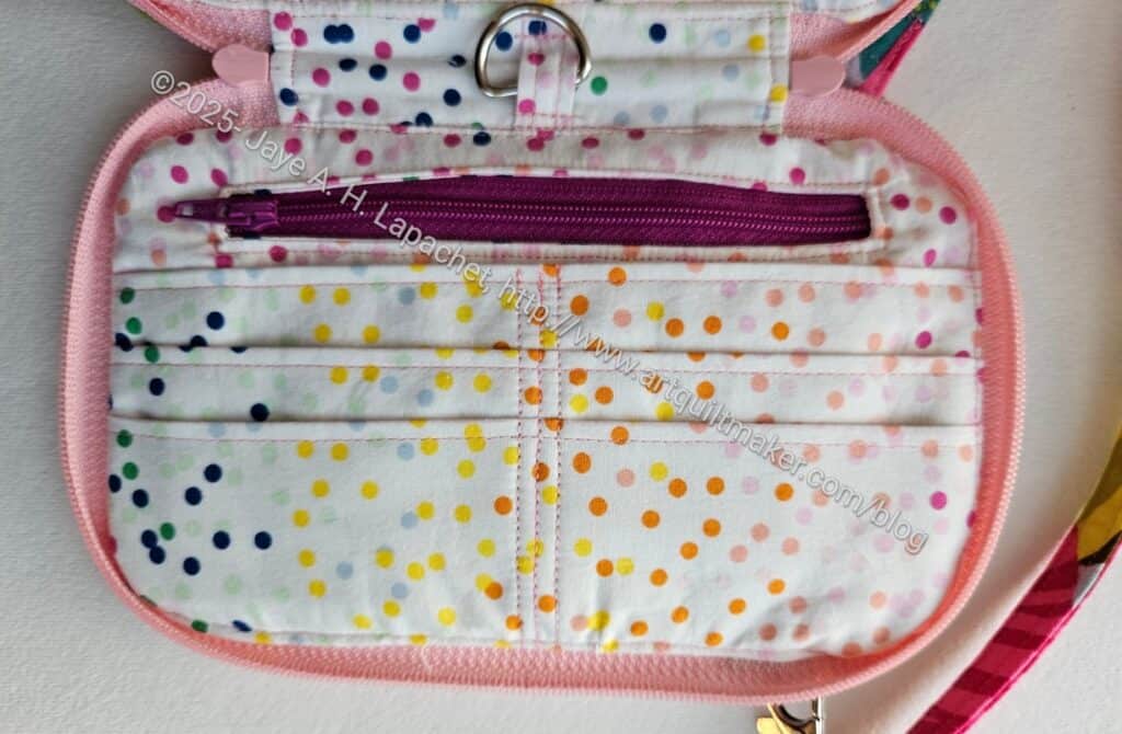 Finished: Day Trip Wallet - interior detail