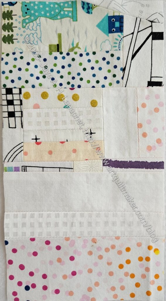 White strip donation block #58