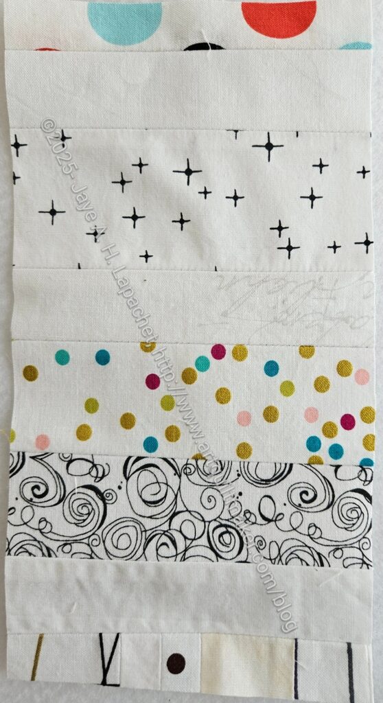 White strip donation block #63
