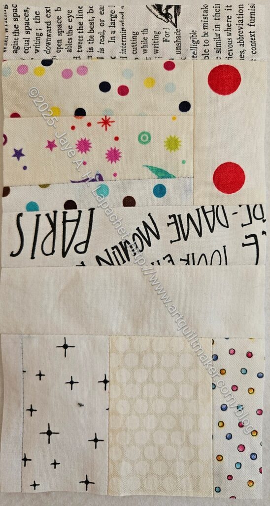 White strip donation block #66