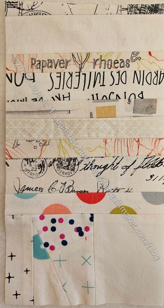 White strip donation block #65