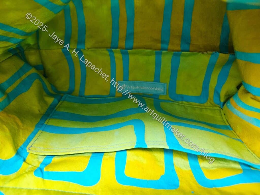 Tim's Retreat pouch - interior
