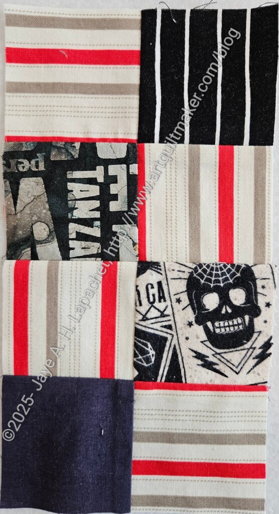 Black & Red Sidewalk block