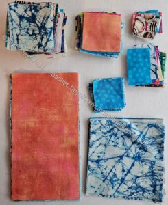 Aug Sew Day scraps cut