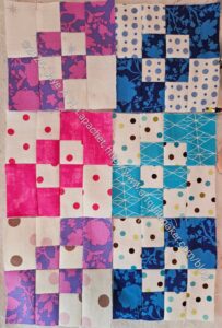 Four Patch Fun blocks