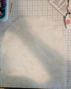 Sleeping Bag pouch base fabric cut