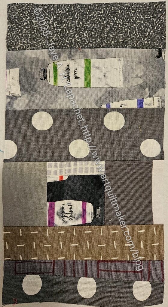 Grey color strip donation block #102
