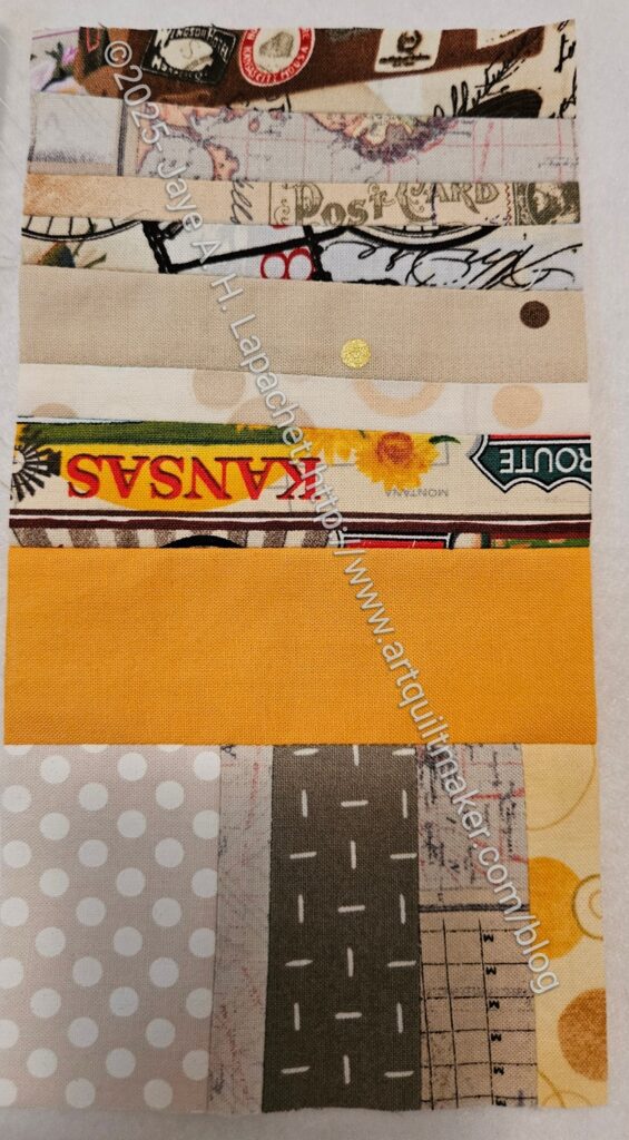 Beige strip donation block #1