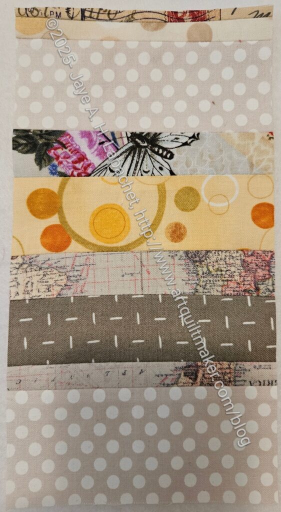 Beige strip donation block #2