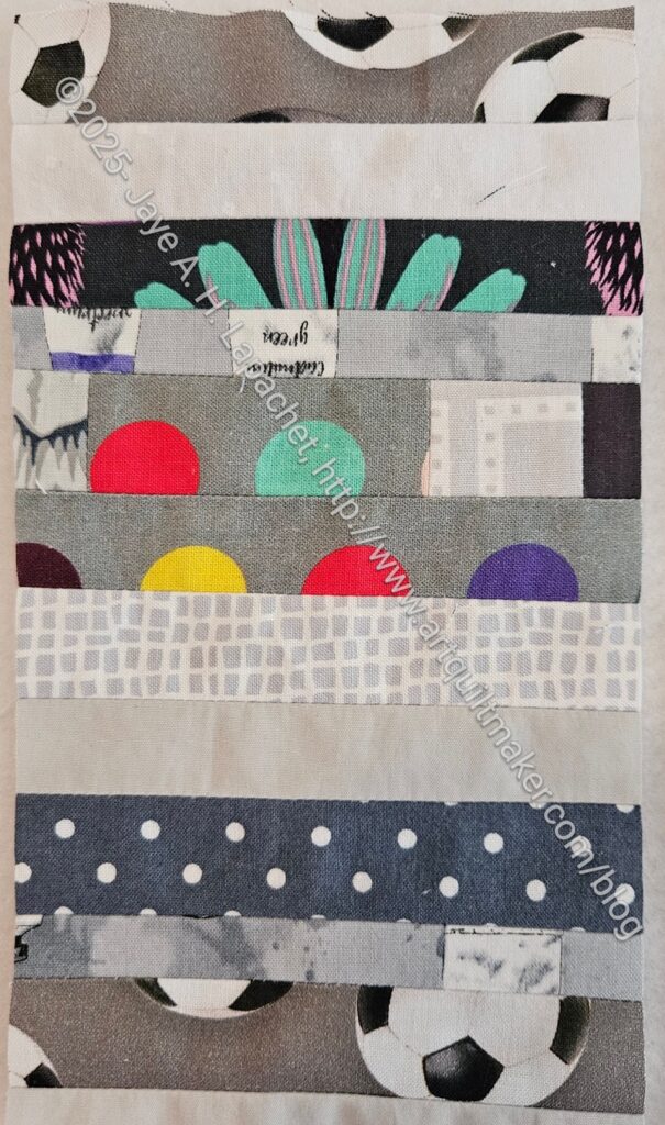 Grey color strip donation block #103