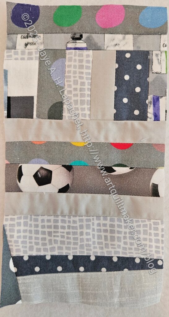 Grey color strip donation block #104