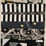 Black color strip block #10