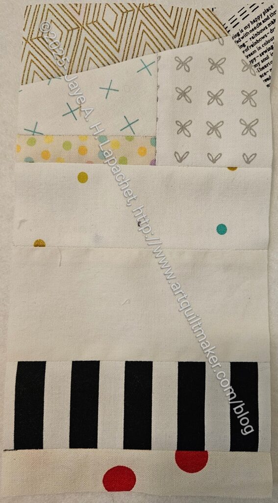White strip donation block #81