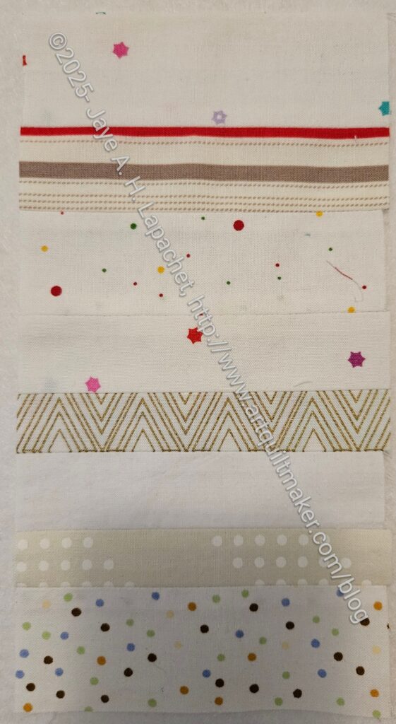 White strip donation block #83