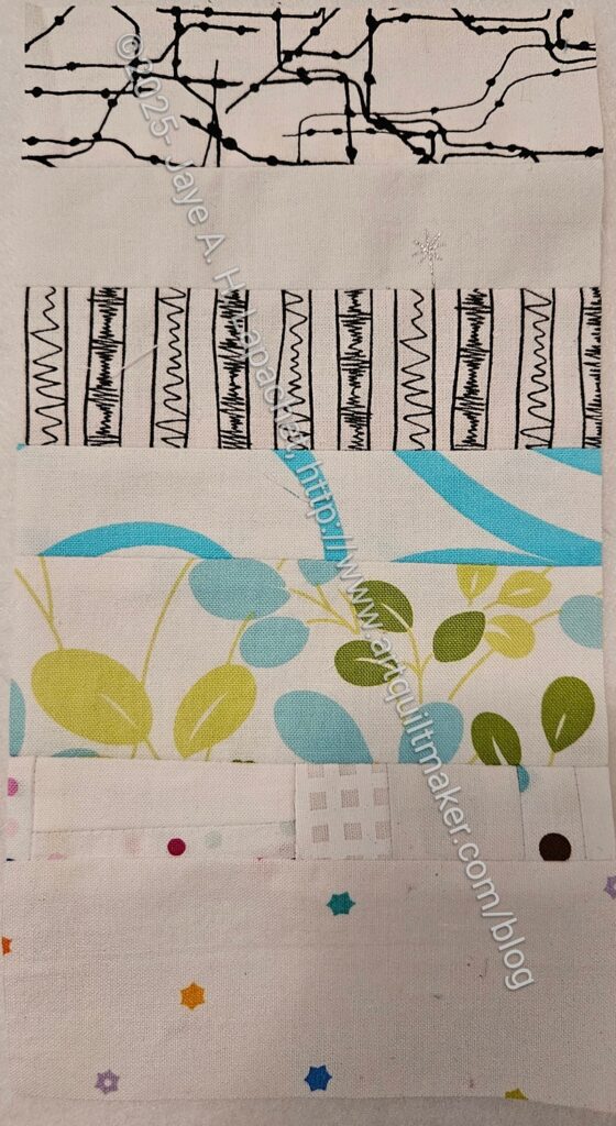 White strip donation block #85