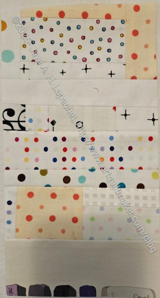 White strip donation block #94